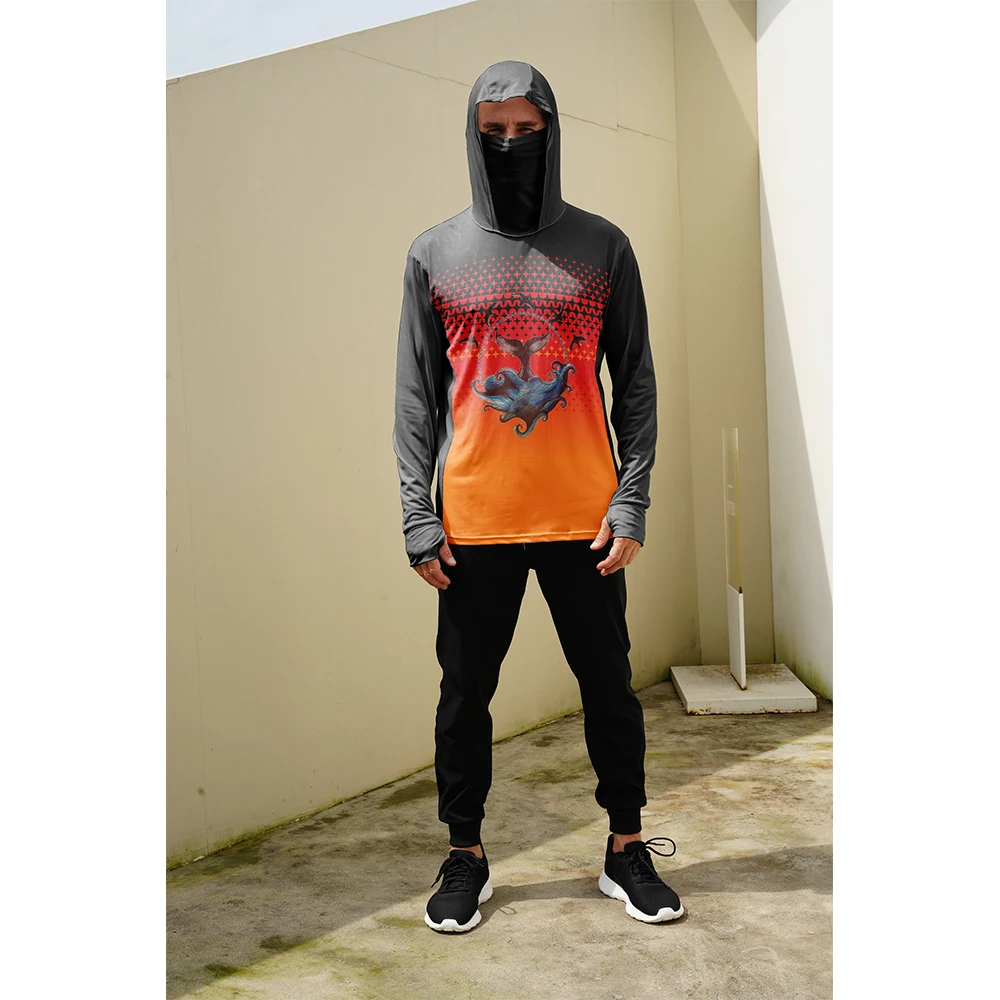 Summer Knit Clothing - Camisetas de Pesca para Hombre, Sudadera
