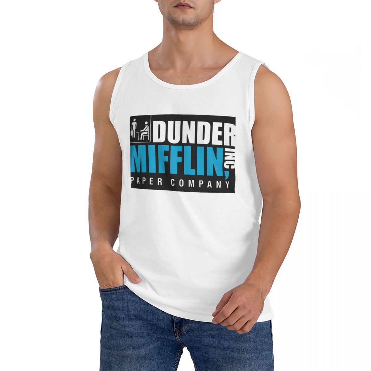 Summer Clothing Essentials Men - Camiseta sin mangas 100% algodón Dunder
