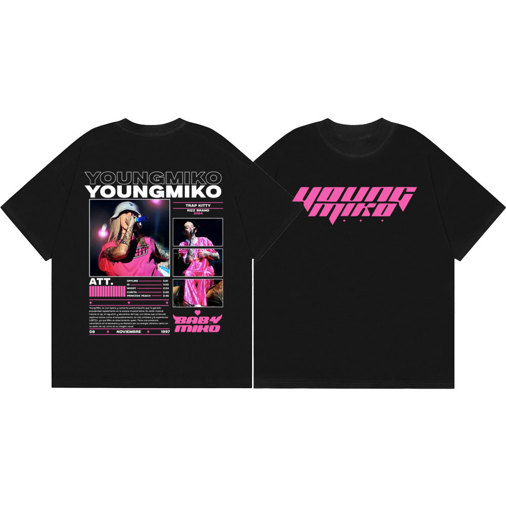 Summer Clothing Young Women - Camiseta de rapero Young Miko para