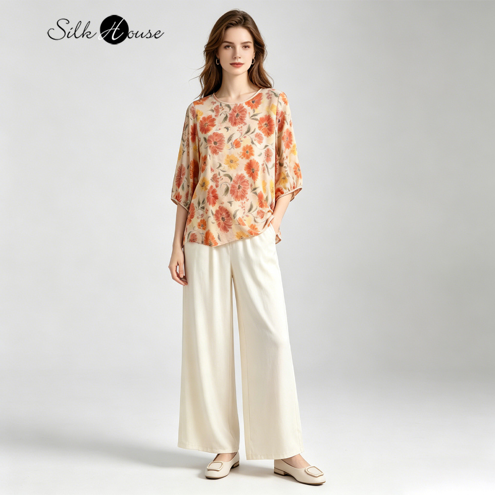Summer De Clothing - Camiseta Casual de Verano para Mujer,