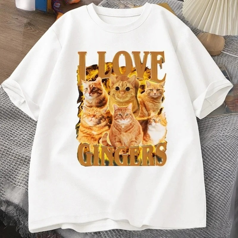 Summer Loving Clothing - Camiseta I Love Ginger, divertida camiseta
