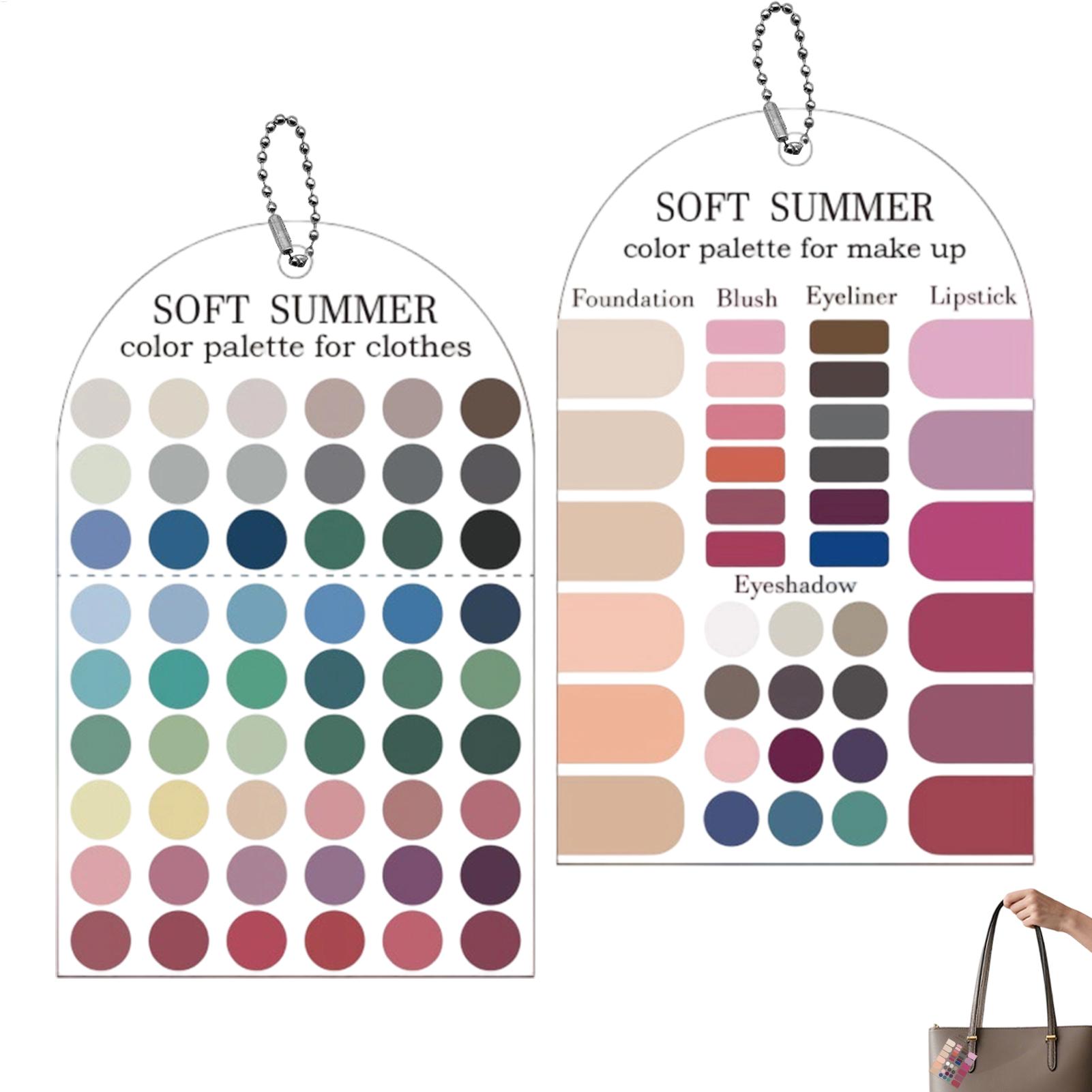 Summer Clothing Palette - Tarjeta de Paleta de Colores de