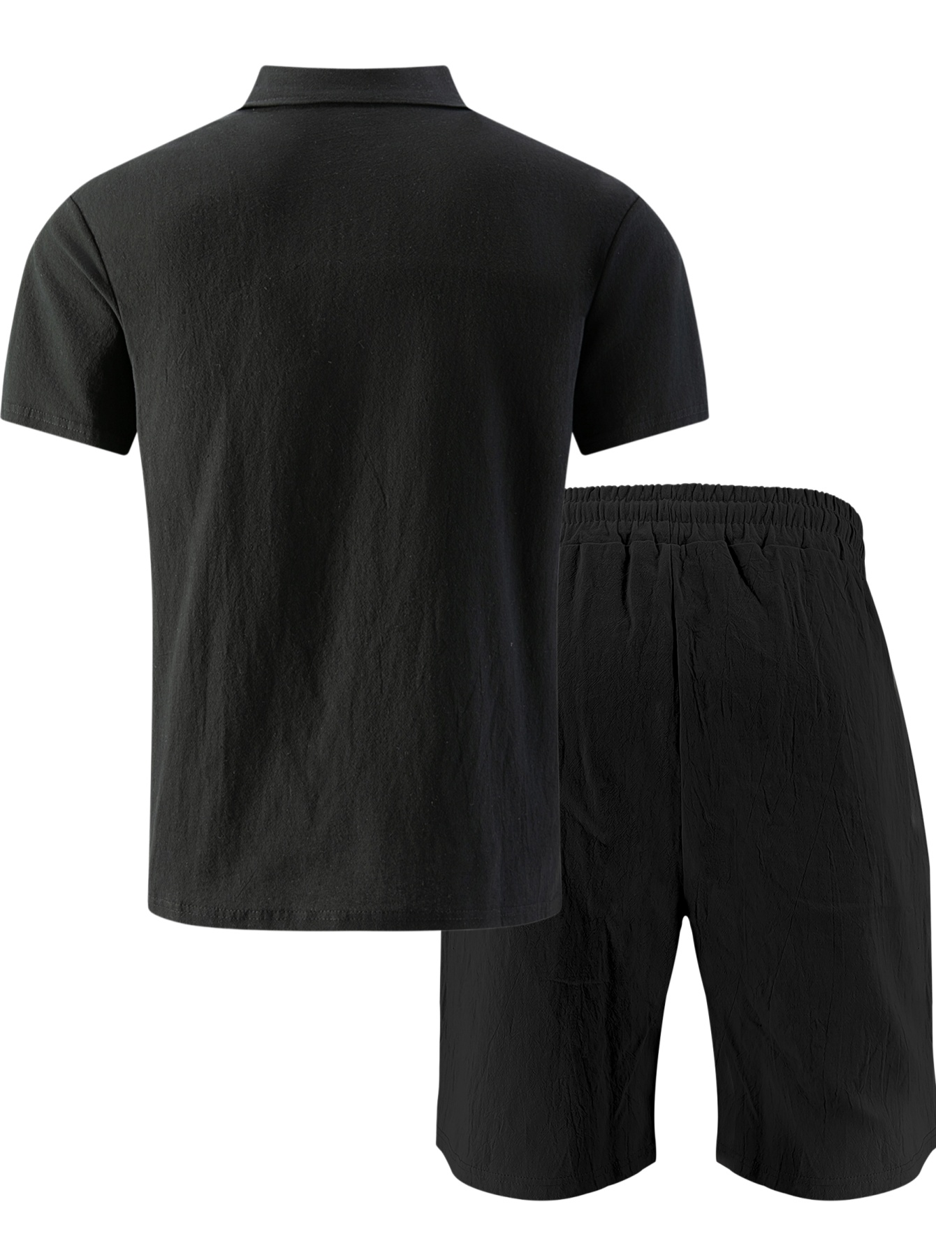 Conjunto de 2 Piezas de Polo d - Linen Shorts Men reseña y precio