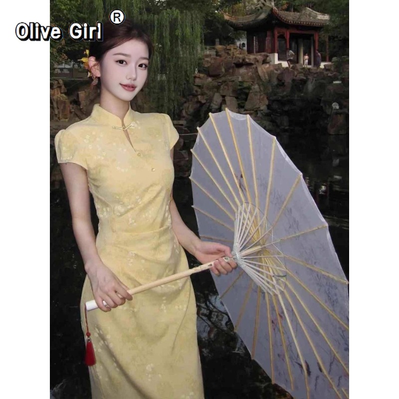 Vestido Cheongsam mejorado Qip - Summer Clothing Young Women reseña y precio