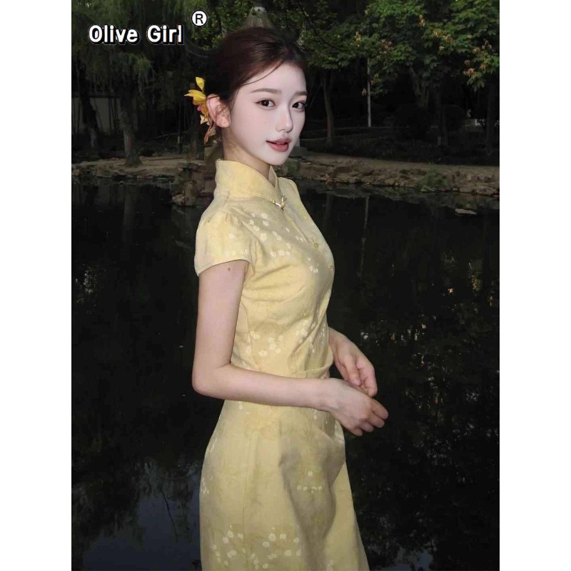 Vestido Cheongsam mejorado Qip - Summer Clothing Young Women reseña y precio