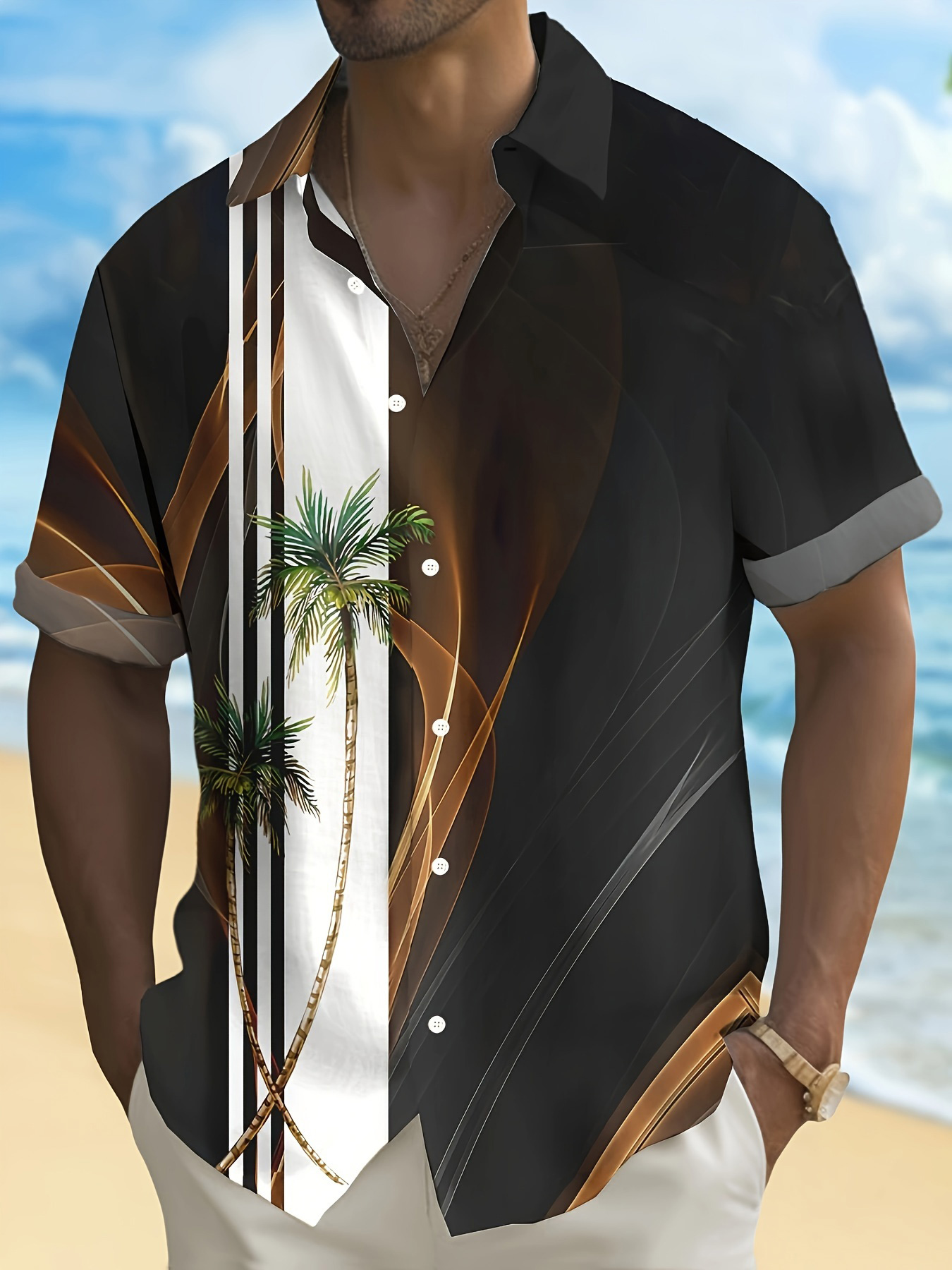 Camisa hawaiana para hombre, c - Summer Duck Clothing reseña y precio