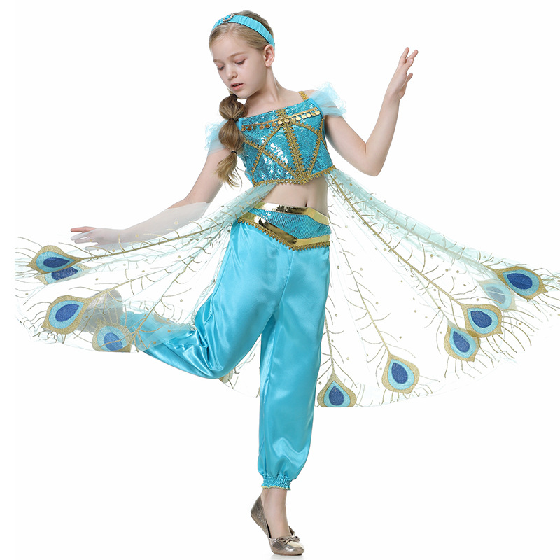 Vestido de princesa Jasmine pa - Summer Kids Clothing reseña y precio