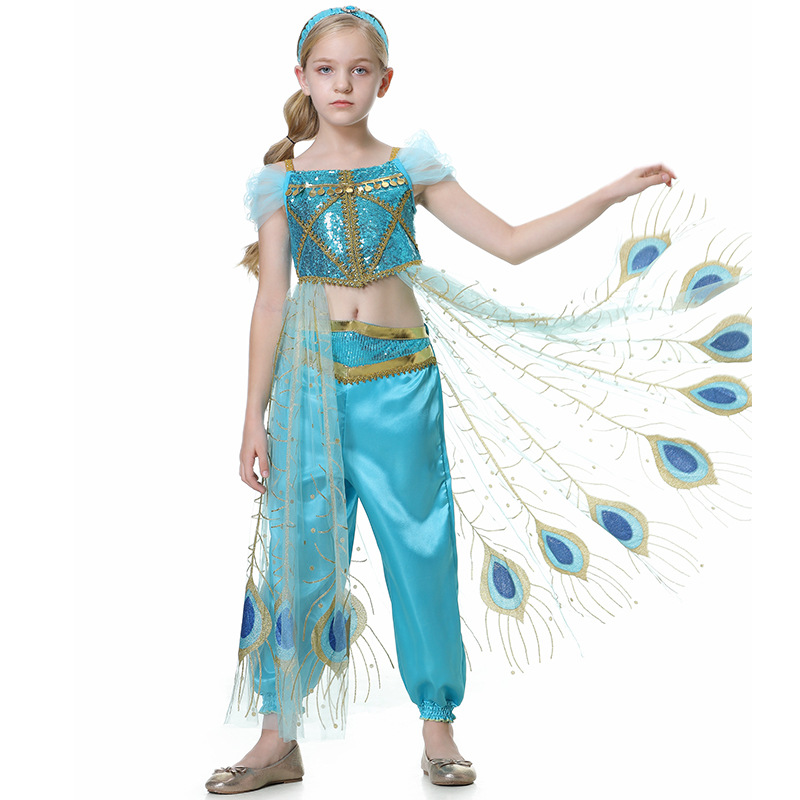 Vestido de princesa Jasmine pa - Summer Kids Clothing reseña y precio
