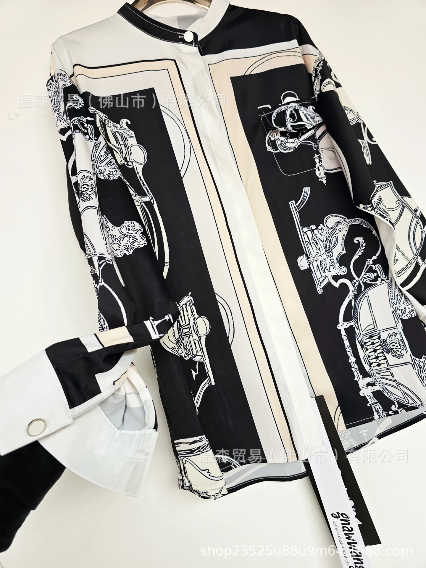 Camisa de manga larga con cuel - Vintage Summer Clothing Brand reseña y precio