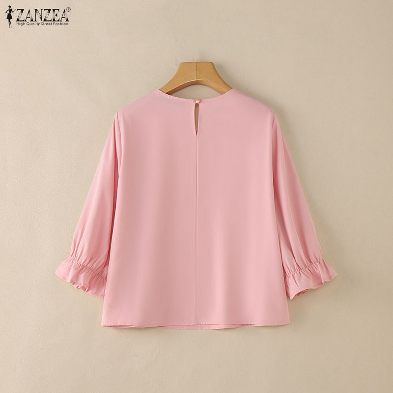 ZANZEA-Blusas minimalistas de  - Summer De Clothing reseña y precio
