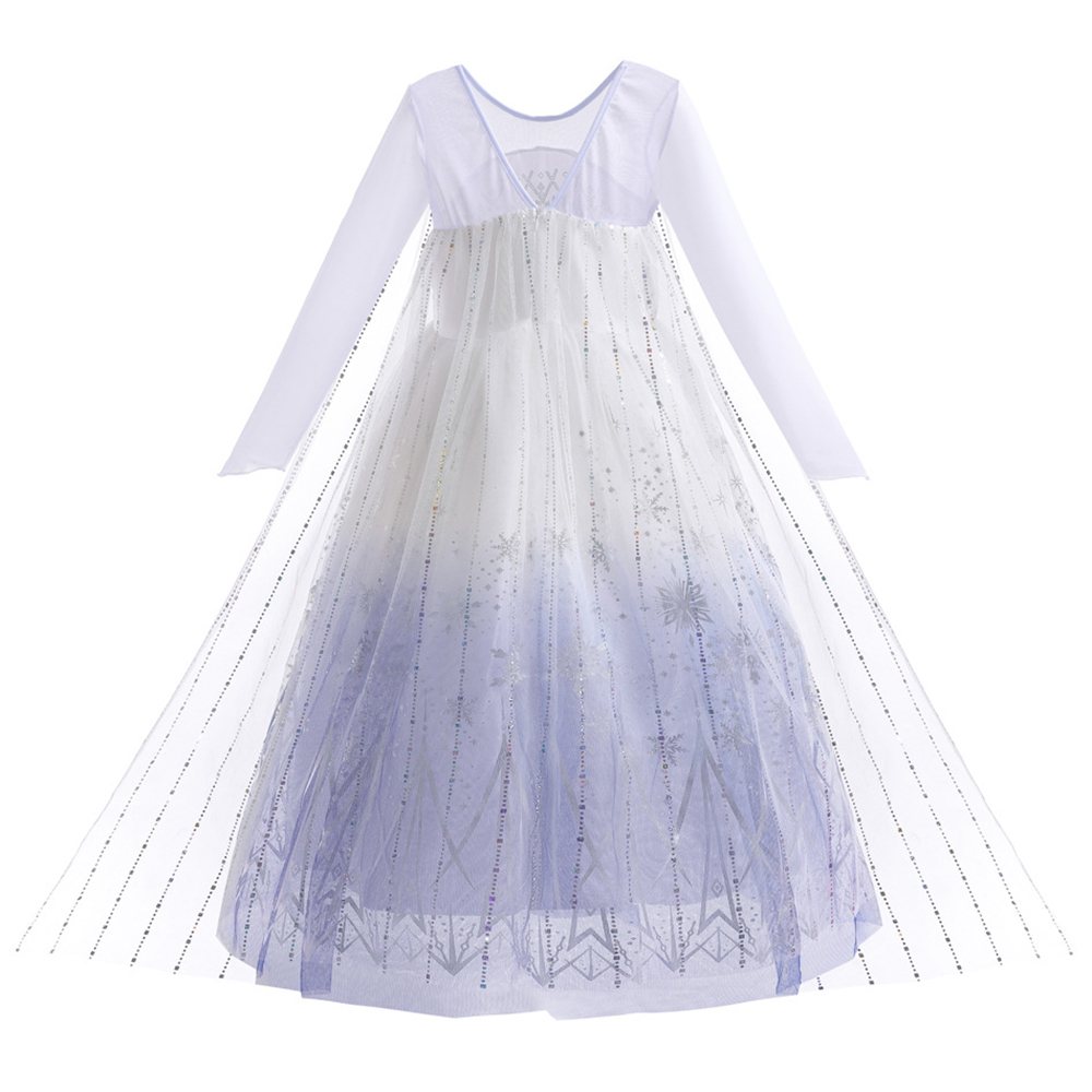 Vestidos Blancos de Elsa para  - Summer Kids Clothing reseña y precio