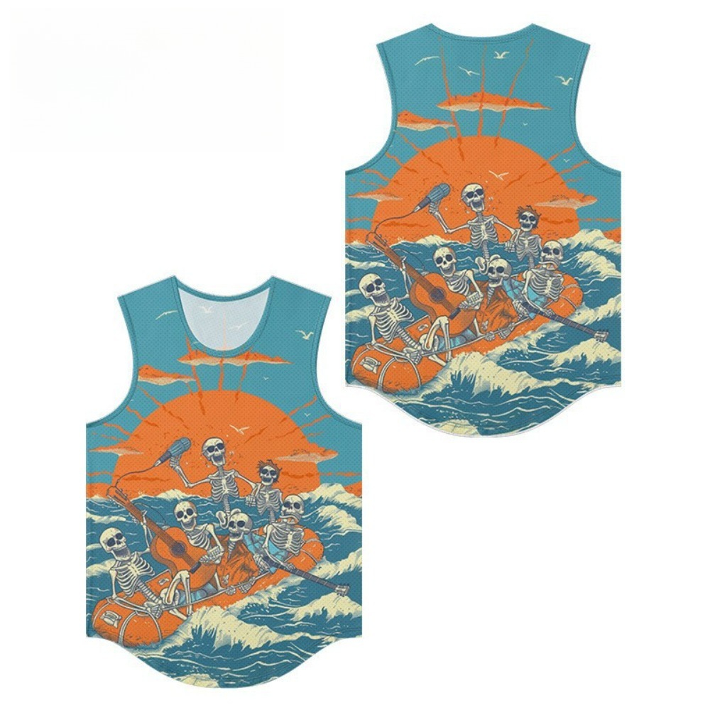 Chalecos con estampado de band - Summer Clothing Essentials Men reseña y precio