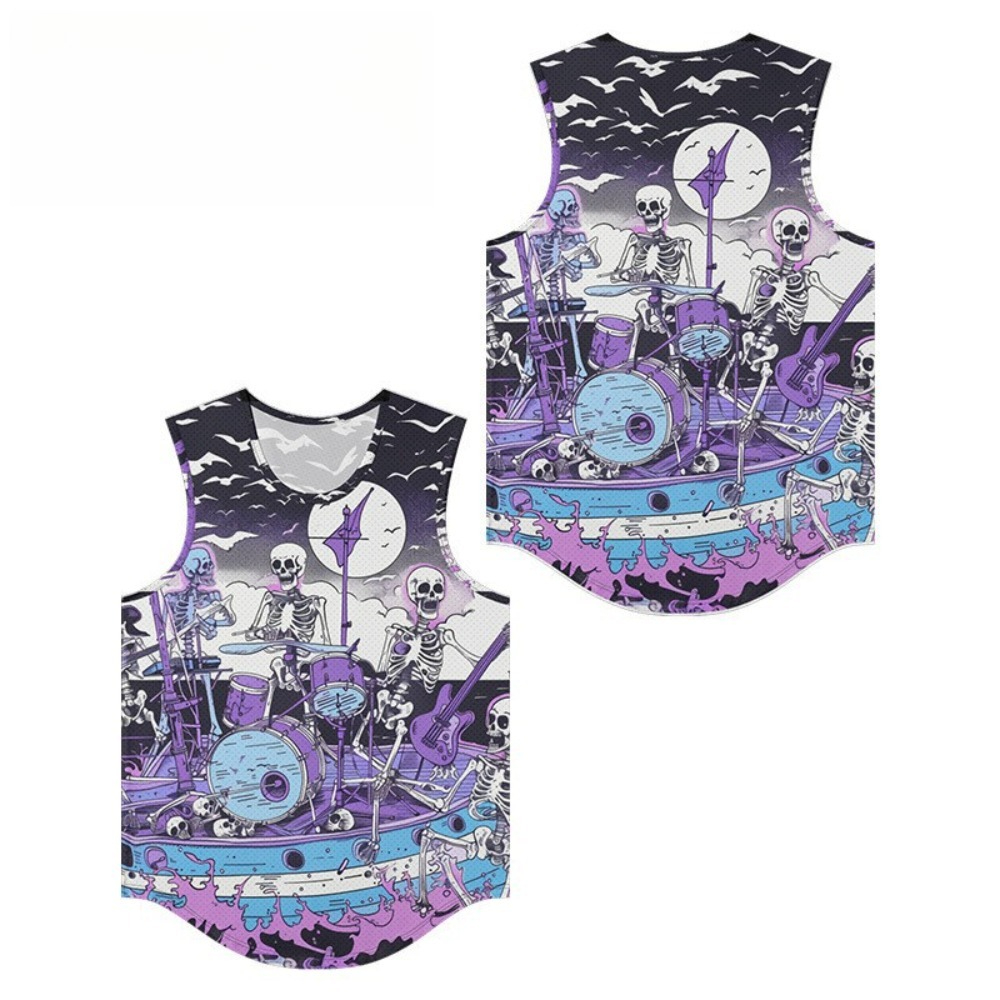 Chalecos con estampado de band - Summer Clothing Essentials Men reseña y precio