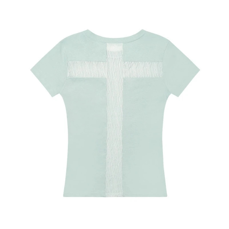 Camiseta de manga corta Y2K pa - Summer Clothing New Look reseña y precio