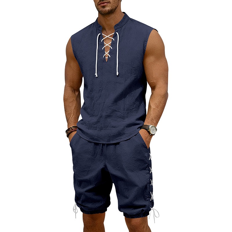 Conjunto de Pantalones Cortos  - Linen Shorts Men reseña y precio