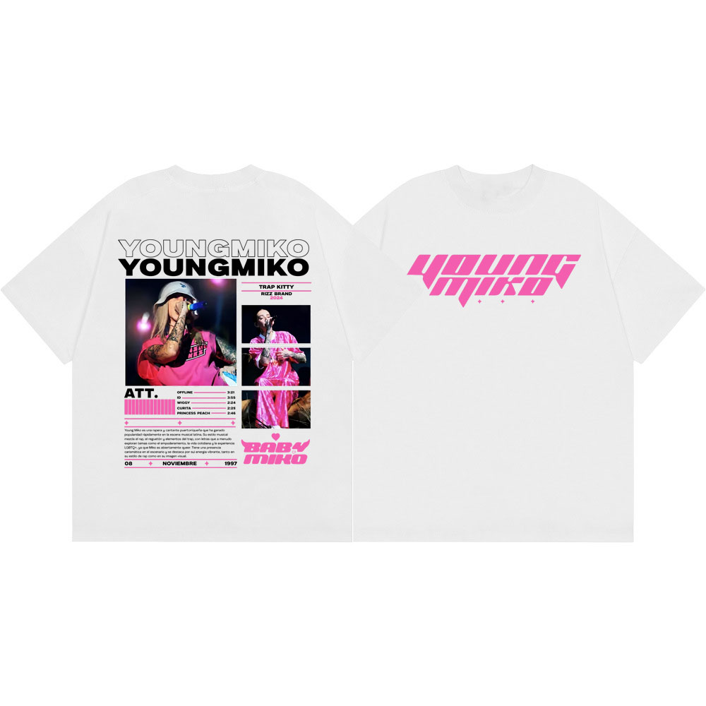 Camiseta de rapero Young Miko  - Summer Clothing Young Women reseña y precio