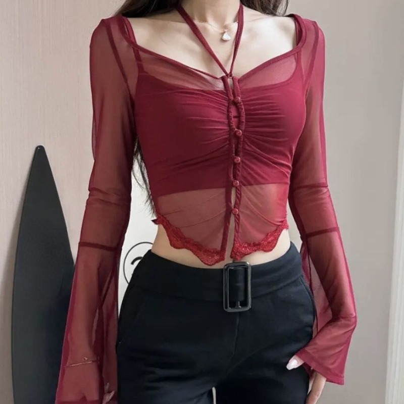 Camisetas transparentes para m - Summer Clothing Young Women reseña y precio