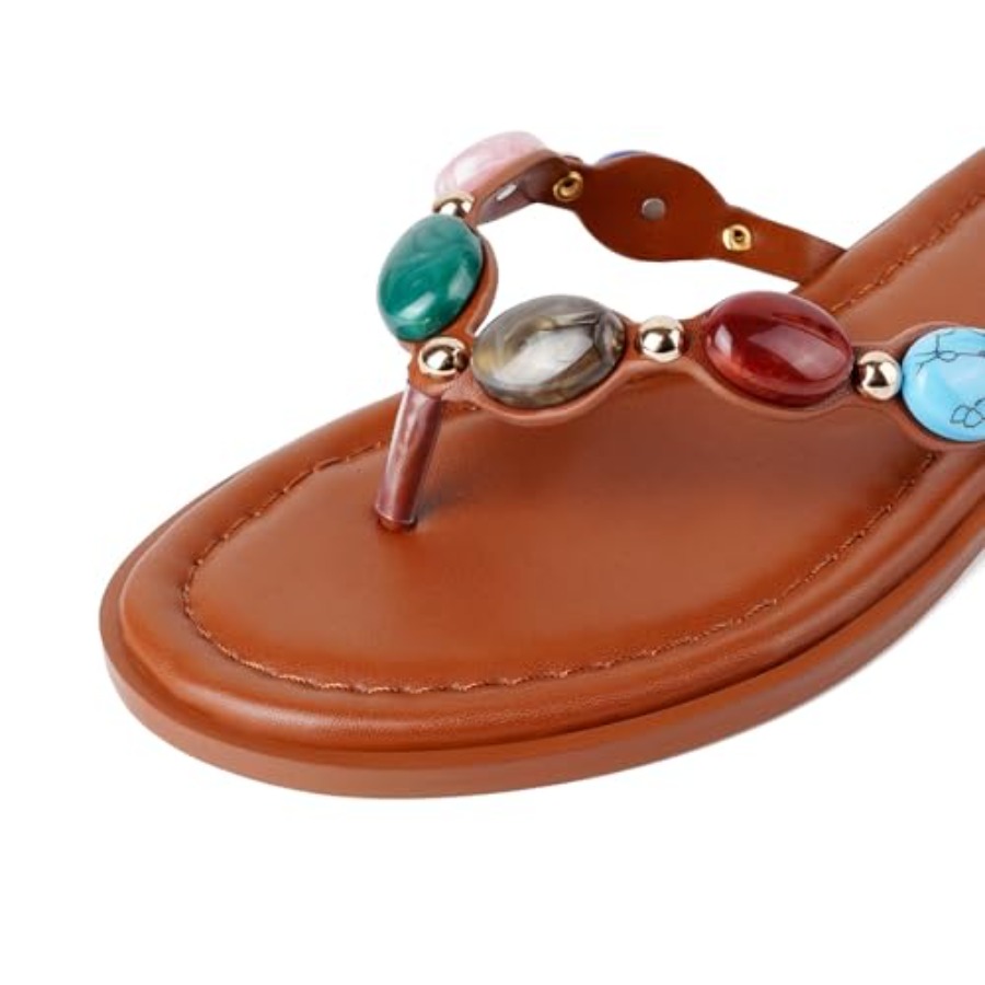 Sandalias de Playa con Pedrerí - Flip Flop Jeweled reseña y precio