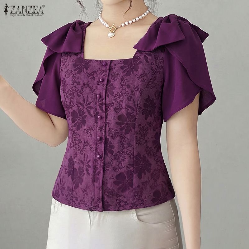 ZANZEA Blusas elegantes de jac - Summer De Clothing reseña y precio