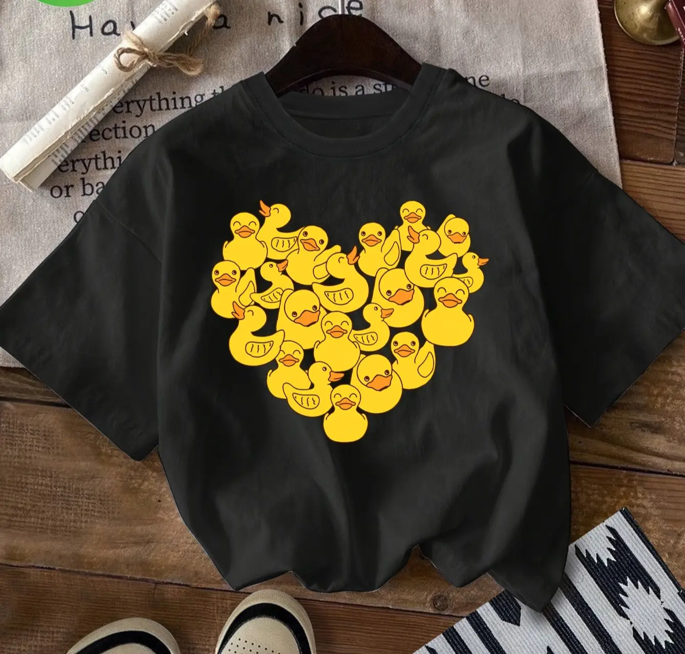 Camiseta informal de manga cor - Summer Duck Clothing reseña y precio