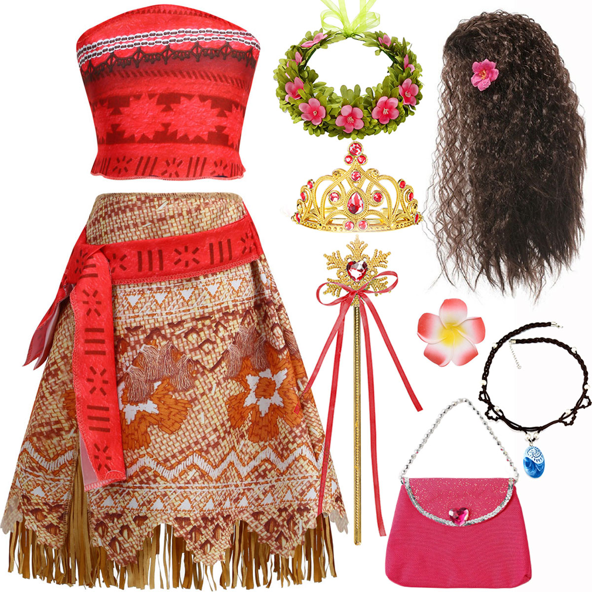 Moana-vestidos de estilo clási - Summer Kids Clothing reseña y precio