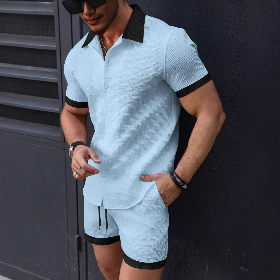 Conjuntos a juego de moda para - Linen Shorts Men reseña y precio