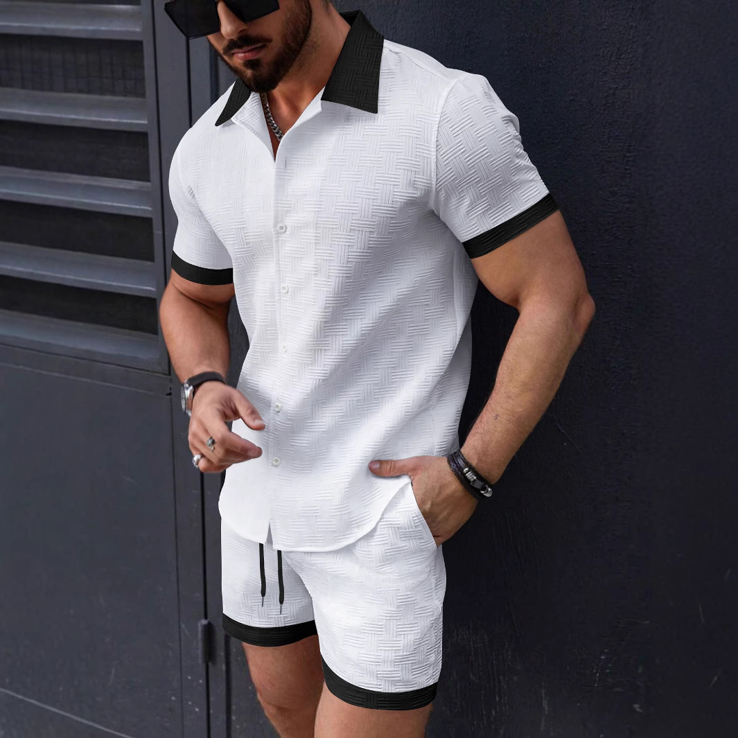 Conjuntos a juego de moda para - Linen Shorts Men reseña y precio