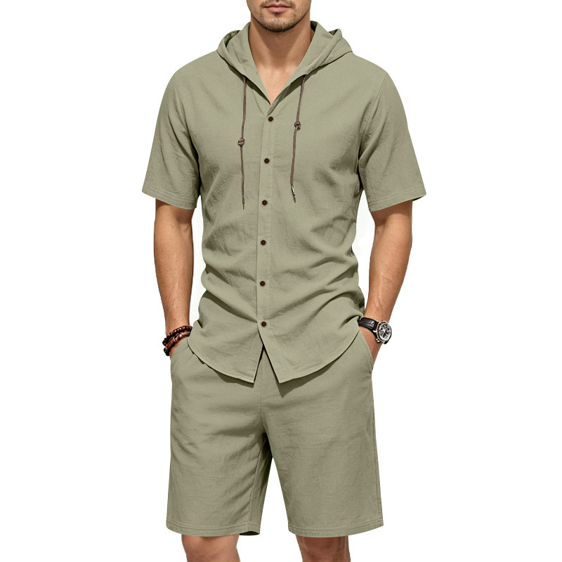Conjunto de Dos Piezas de Lino - Linen Shorts Men reseña y precio