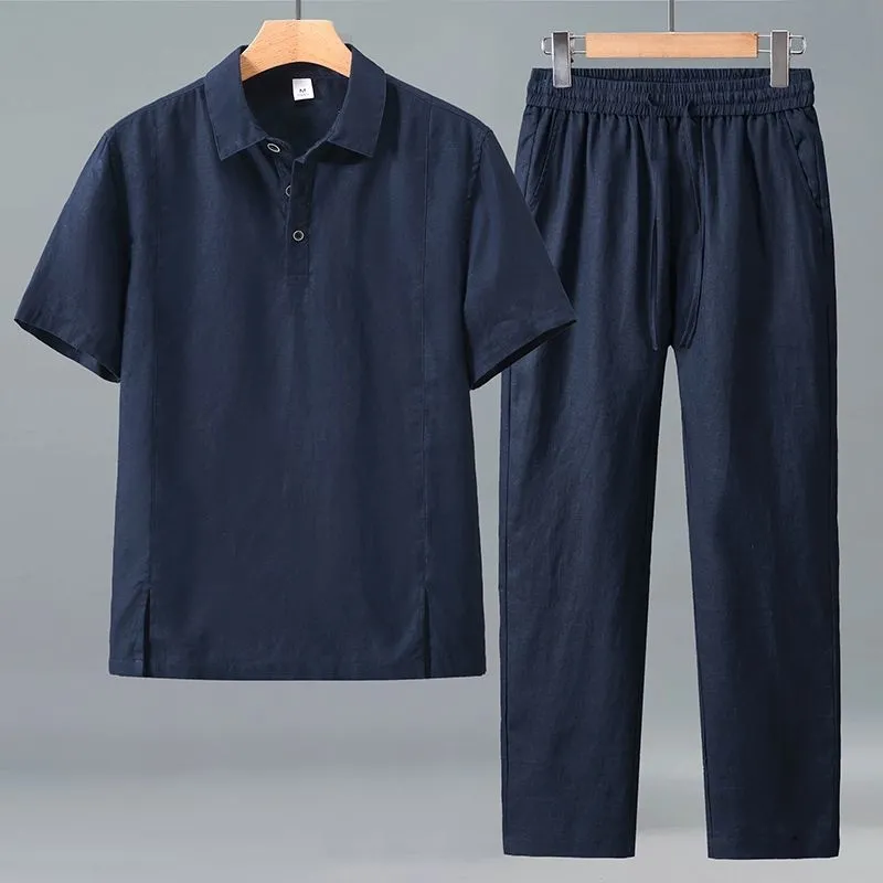 Conjunto de Dos Piezas de Lino - Linen Shorts Men reseña y precio