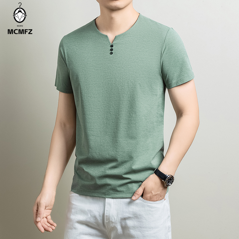 Camiseta Henley básica para ho - Summer Clothing Guys reseña y precio