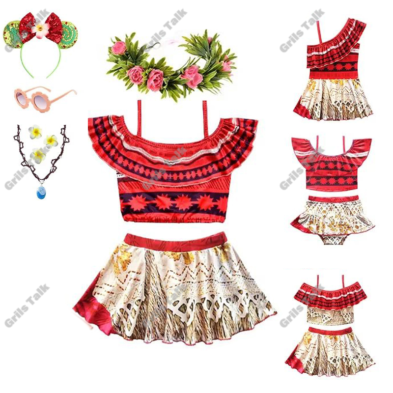 Traje de baño de princesa Moan - Summer Kids Clothing reseña y precio