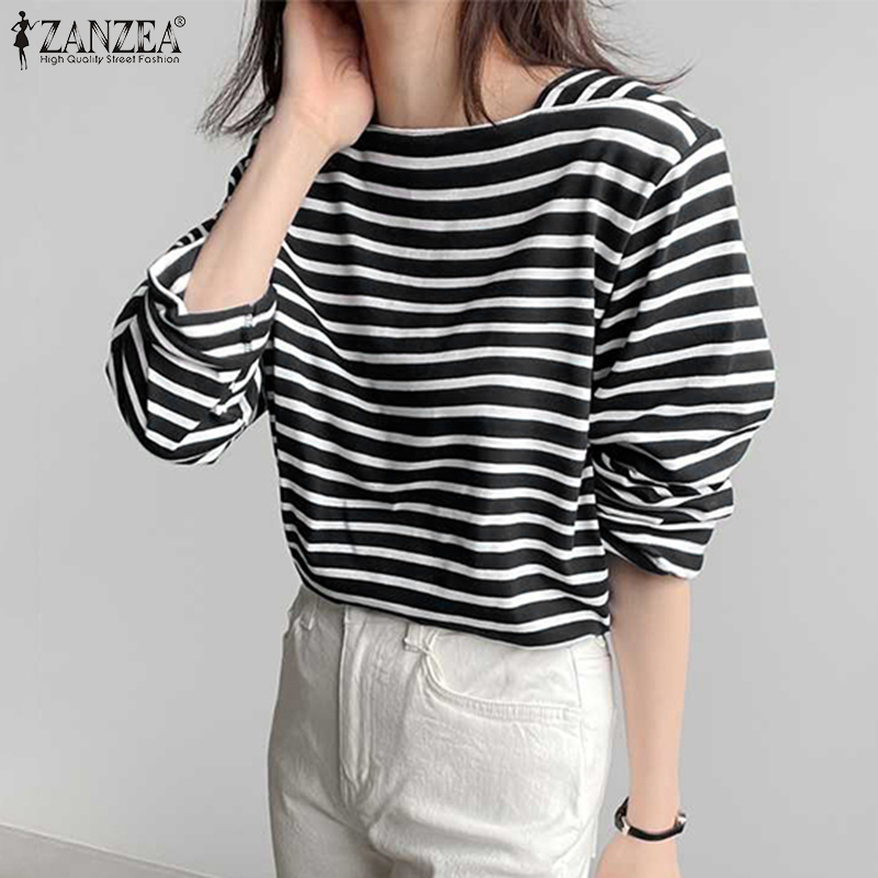 ZANZEA Blusas informales a ray - Summer De Clothing reseña y precio