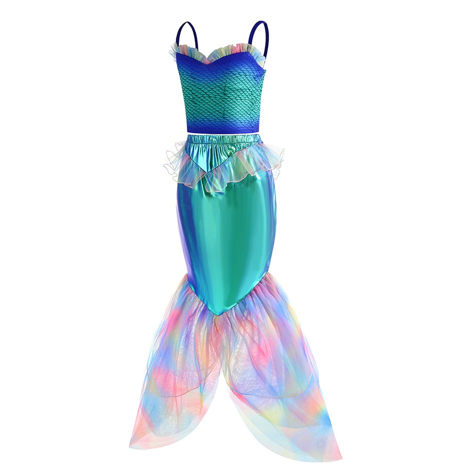 Disfraz de sirena de Disney pa - Summer Kids Clothing reseña y precio