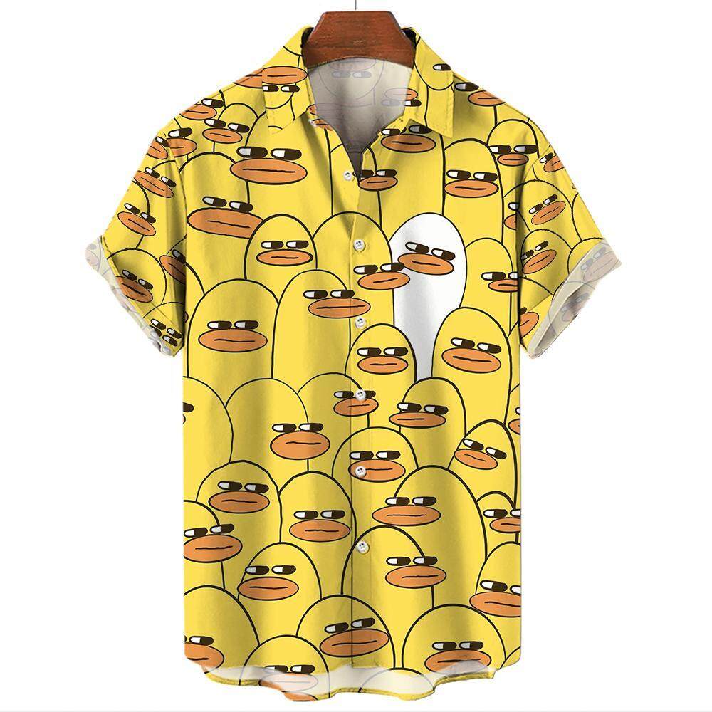 Camisa Hawaiana de Moda Corean - Summer Duck Clothing reseña y precio
