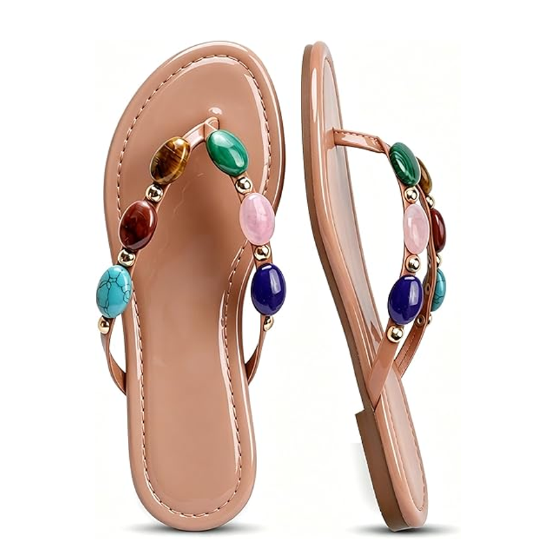 Sandalias de verano 2026 para  - Flip Flop Jeweled reseña y precio