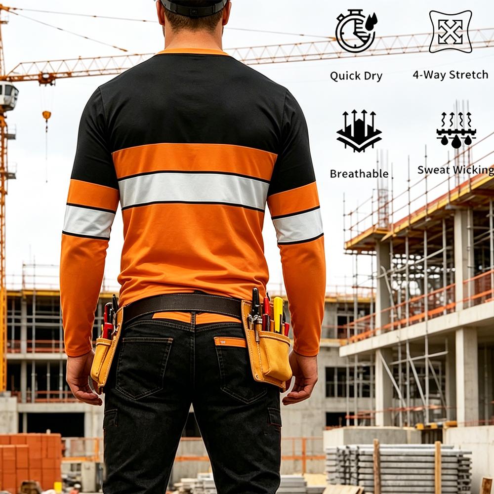 Camiseta de Trabajo a Rayas de - Summer Knit Clothing reseña y precio