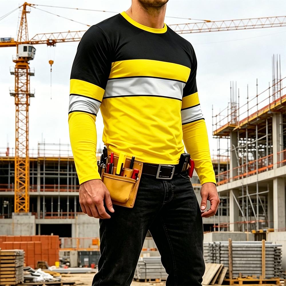 Camiseta de Trabajo a Rayas de - Summer Knit Clothing reseña y precio